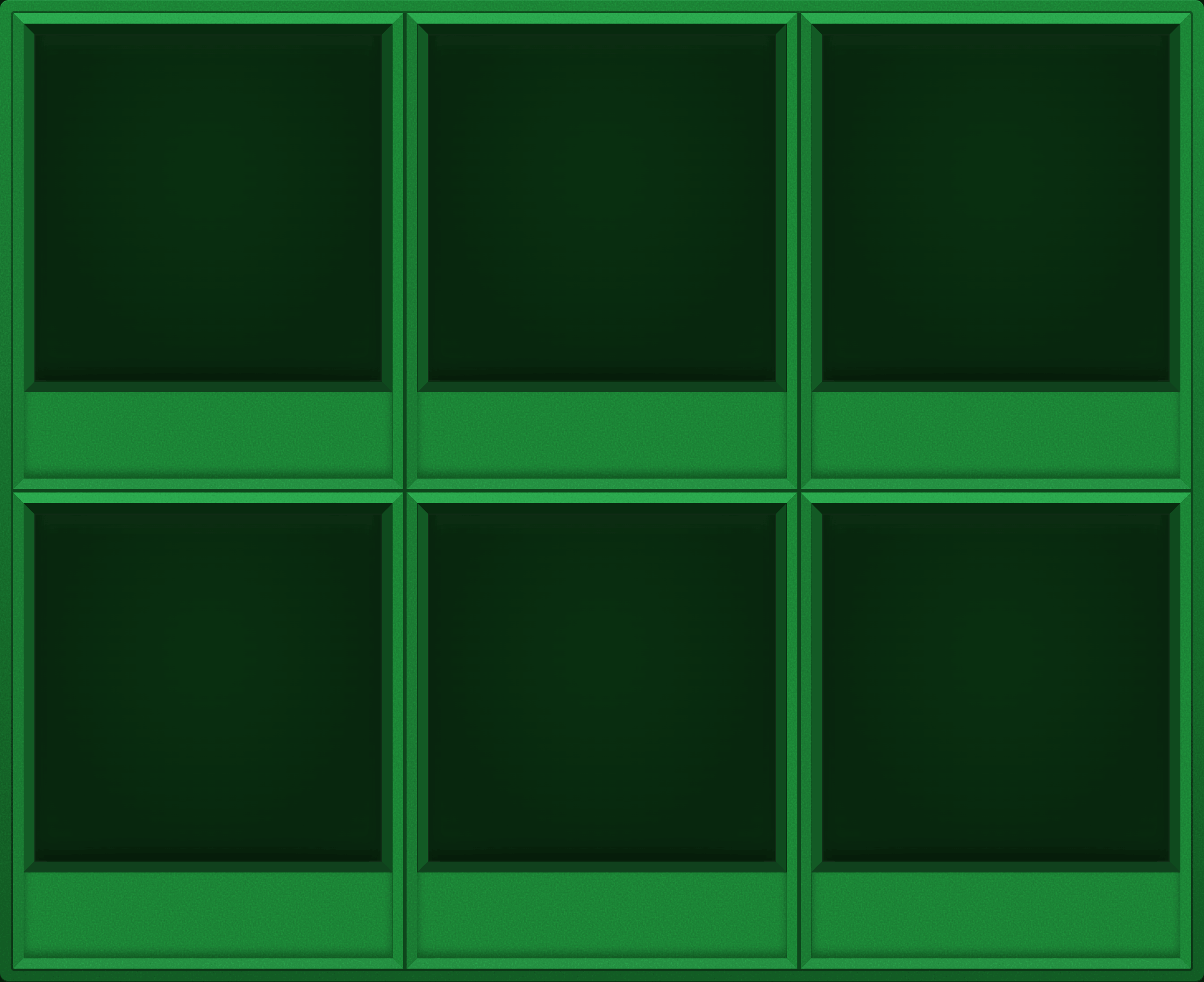Green Display Case (2x3)